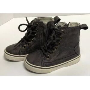 Koala Kids 5 Dark Brown High-Top Sneakers Toddler